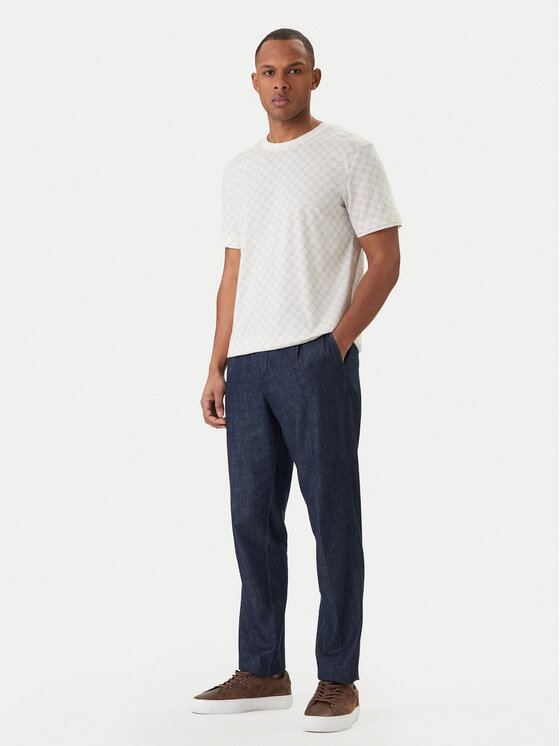 JOOP! JOOP! Póló Victormanuel 30101945 Ekru Regular Fit
