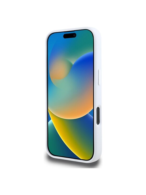 Lacoste Lacoste Etui na telefon Silicone Cracked Logo Biały
