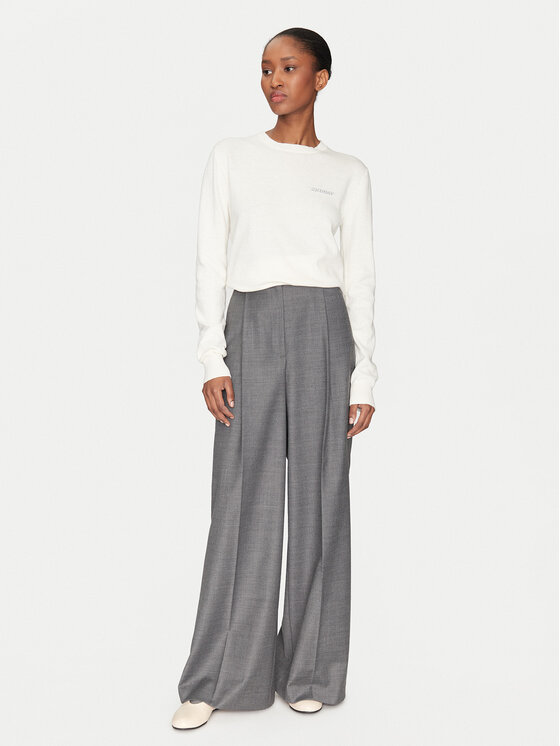 2NDDAY 2NDDAY Sweter Lance 2252340408 Écru Regular Fit