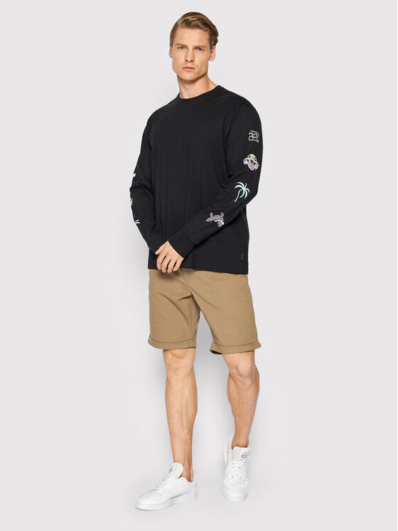Longsleeve Snake Trouble D1LS01 BIS2 Nero Regular