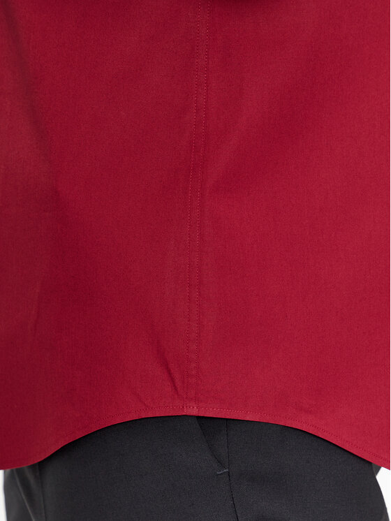 BOSS Boss Marškiniai H-Hank-Kent-C1-214 50469345 Raudona Slim Fit