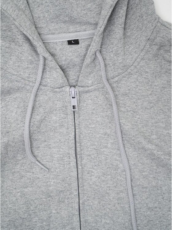 Urban City Urban City Bluza Klasyczna na co dzień 133344 Szary Regular Fit