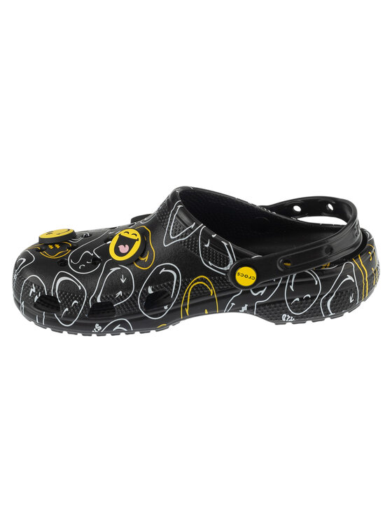 Crocs Crocs Ciabatte Classic Smiley Clog Nero