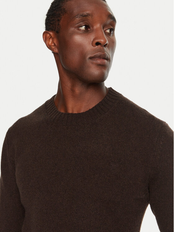 AMI Paris AMI Paris Sweater HKS057005 Barna Regular Fit