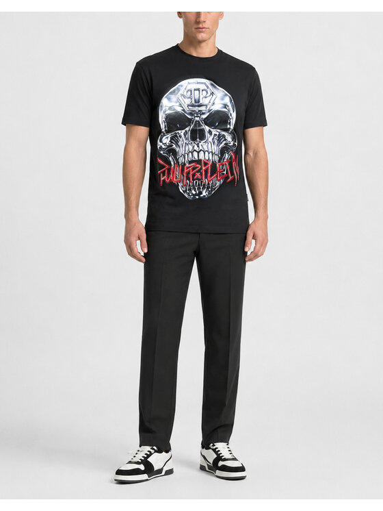 PHILIPP PLEIN PHILIPP PLEIN T-Shirt 31616 Černá Regular Fit