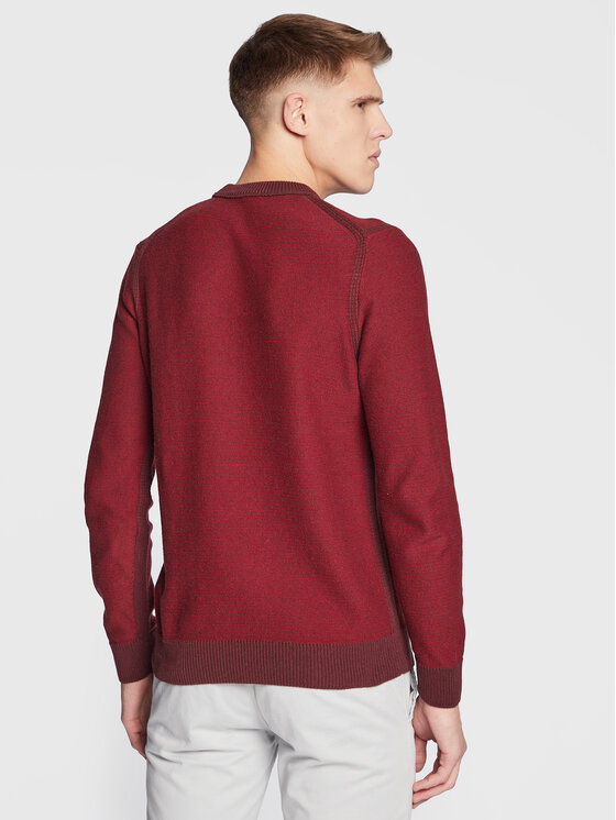 BOSS Boss Пуловер Amodoro 50475860 Бордо Regular Fit