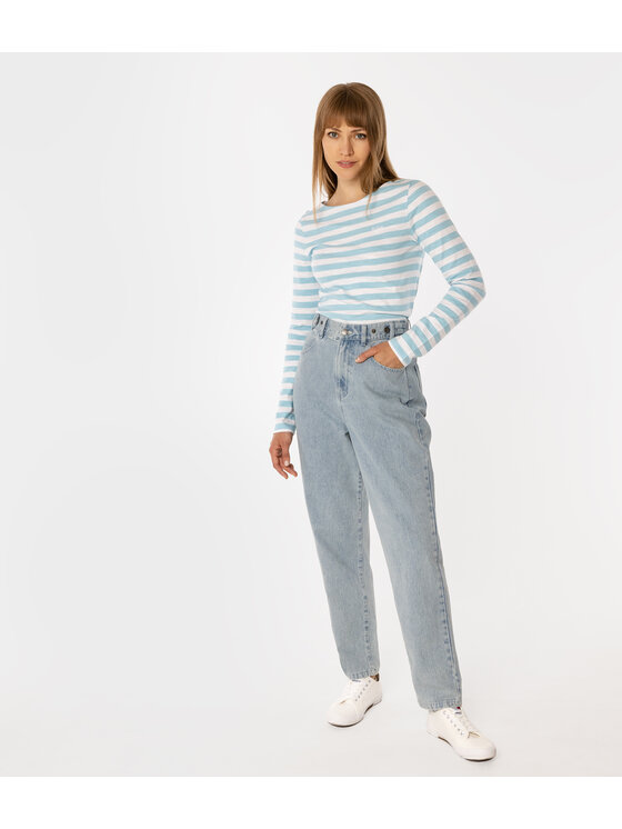 Lee Cooper Lee Cooper Jeansy MOLI Niebieski Wide Leg