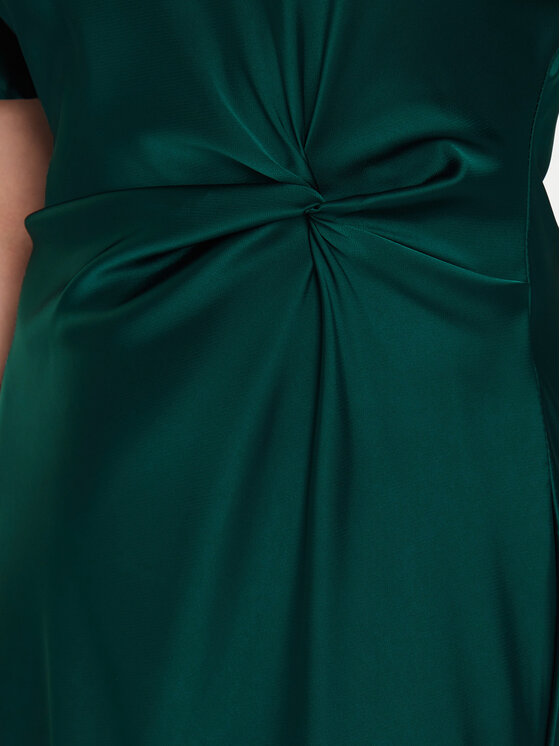 Rinascimento Rinascimento Sukienka koktajlowa CFC0125718003 Zielony Regular Fit