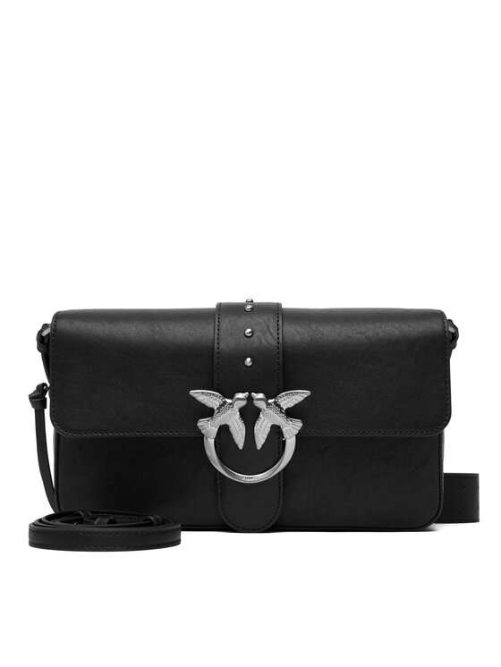 PINKO PINKO Handtasche Love One Slouchy Zip Classic AI 25-26 PLTT 105081 A2JG Schwarz