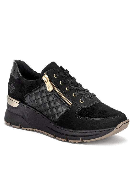 Rieker Rieker Sneakersy N6314-00 Čierna