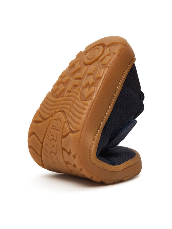 Froddo Froddo Kapcie Barefoot Canvas T-Bar G1700439 D Granatowy