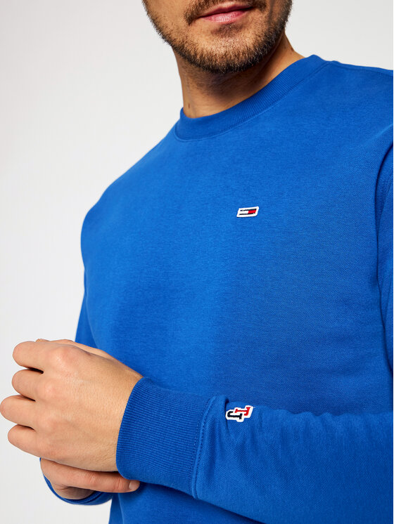 Tommy Jeans Mikina Classics DM0DM08724 Modrá Regular Fit • Modivo.cz