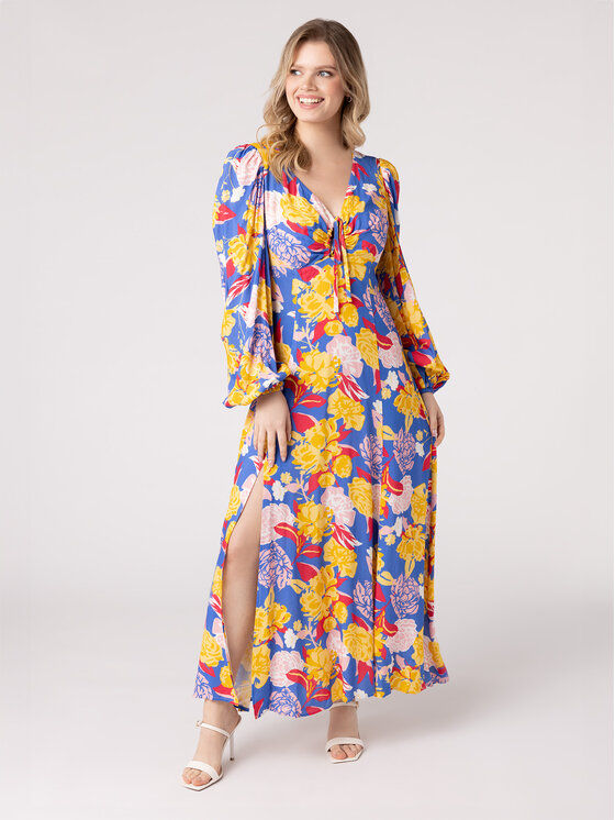 LAURELLA LAURELLA Letné šaty Laurella 4UL020811 Modrá Regular Fit