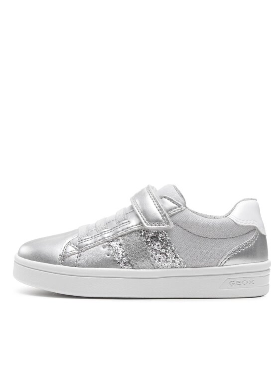 Geox Sneakers J Djrock Girl J354ME0AJ11C1007 S Argent Modivo.fr