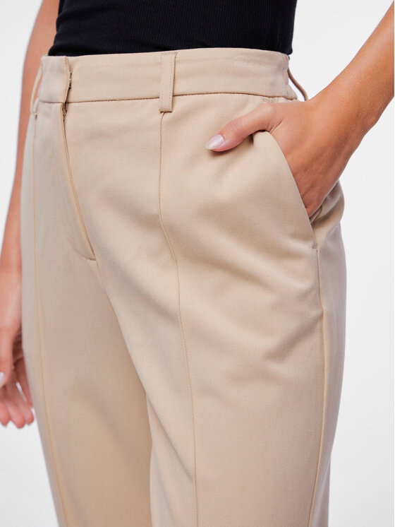YAS YAS Chino hlače Scoop 26032835 Bež Regular Fit