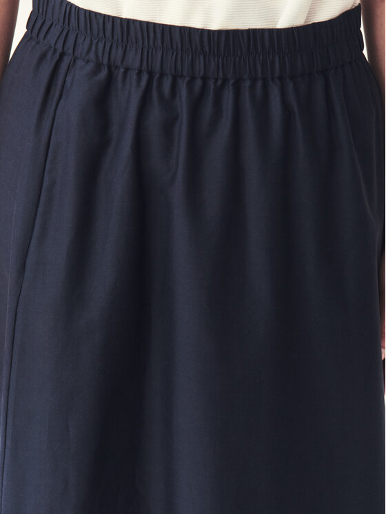 TATUUM TATUUM Midi sukňa OPTITA Tmavomodrá A-Line Fit