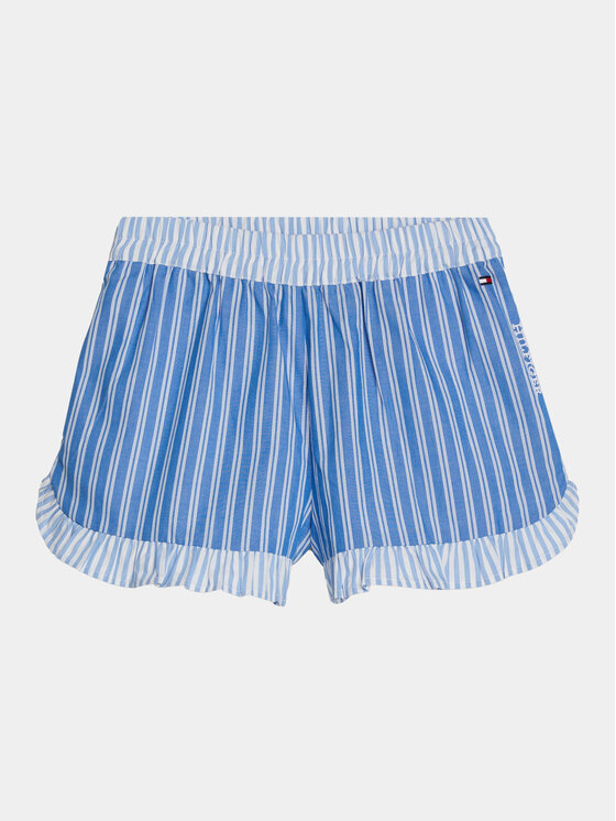 Tommy Hilfiger Tommy Hilfiger Bavlnené šortky KG0KG08095 Modrá Relaxed Fit