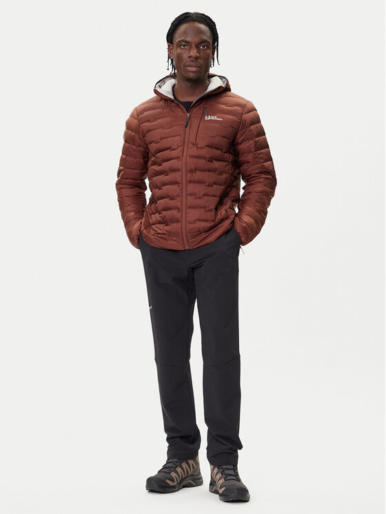 Jack Wolfskin Jack Wolfskin Пухено яке Passamani A61831 Кафяв Regular Fit