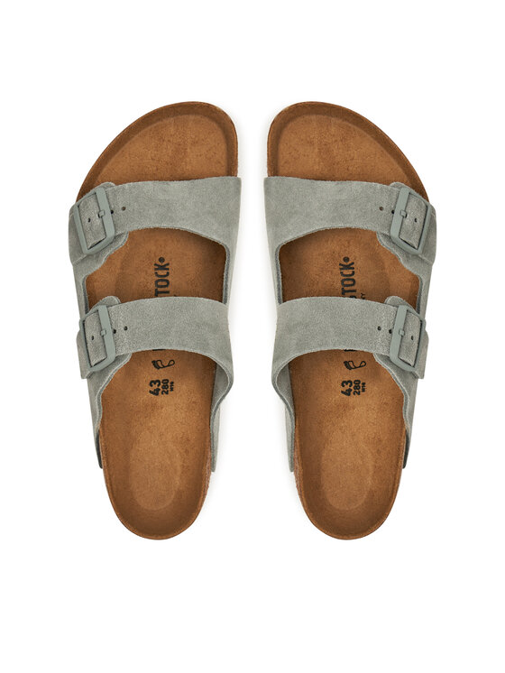 Birkenstock Birkenstock Παντόφλες Arizona zamsz 1029146 Πράσινο