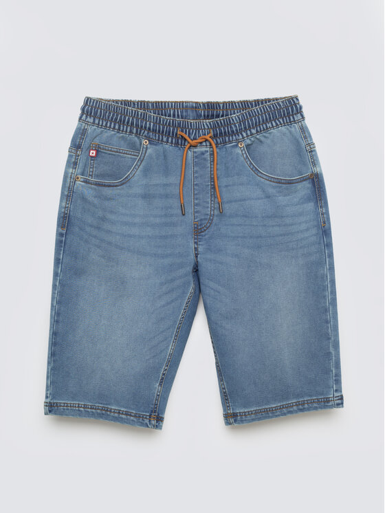 BIG STAR BIG STAR Kurtka jeansowa PARKER Niebieski Bermuda Fit