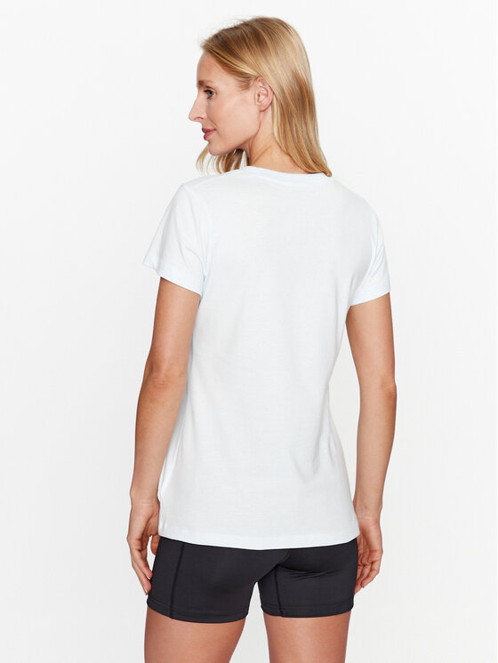 New Balance New Balance Tričko NB Essentials Stacked Logo T-Shirt WT31546 Modrá Regular Fit