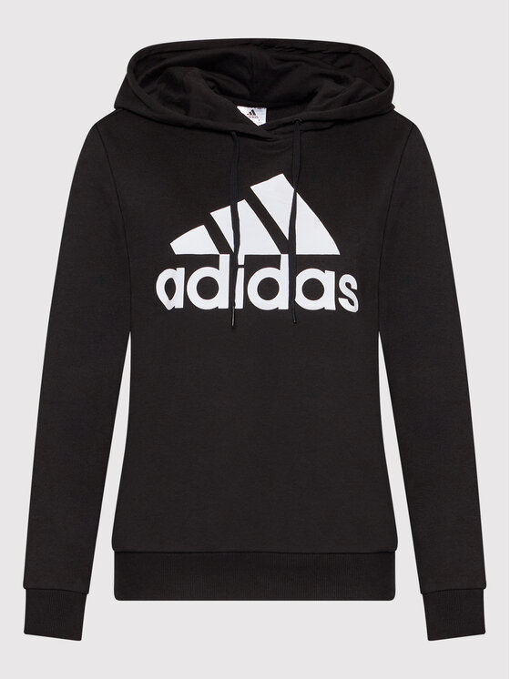 Felpa con cappuccio Essentials Relaxed Logo - Nero adidas | adidas Italia