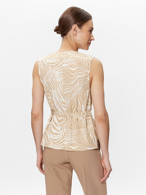 Camicia Wave K20K205221 Beige Regular Fit