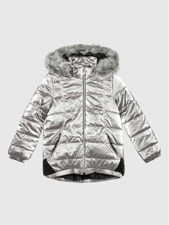 Giubbotto piumino ZC1152102MEO Argento Regular Fit...
