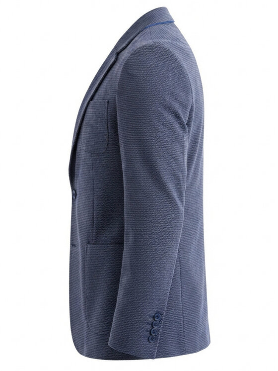Ombre Ombre Marynarka M171 Granatowy Slim Fit