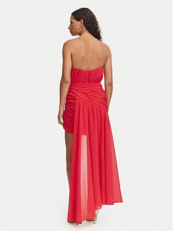 Bardot Bardot Sukienka koktajlowa Remalia 60555DB Czerwony Slim Fit
