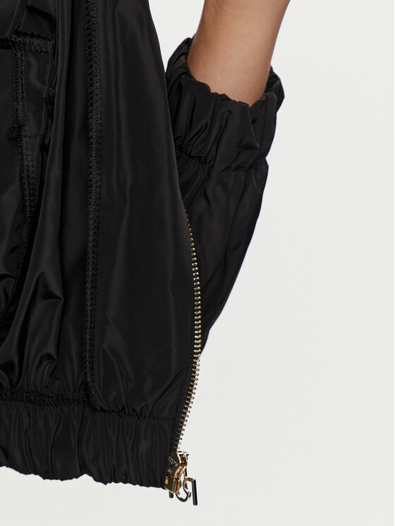 Rinascimento Rinascimento Bomber striukė CFC0119826003 Juoda Regular Fit