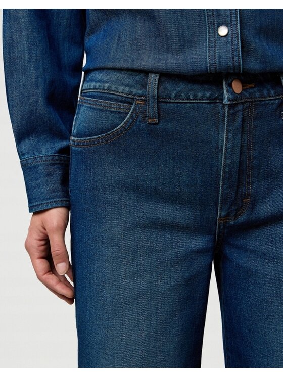 Wrangler Wrangler Jeansy World Wide 661 Niebieski Basic Fit