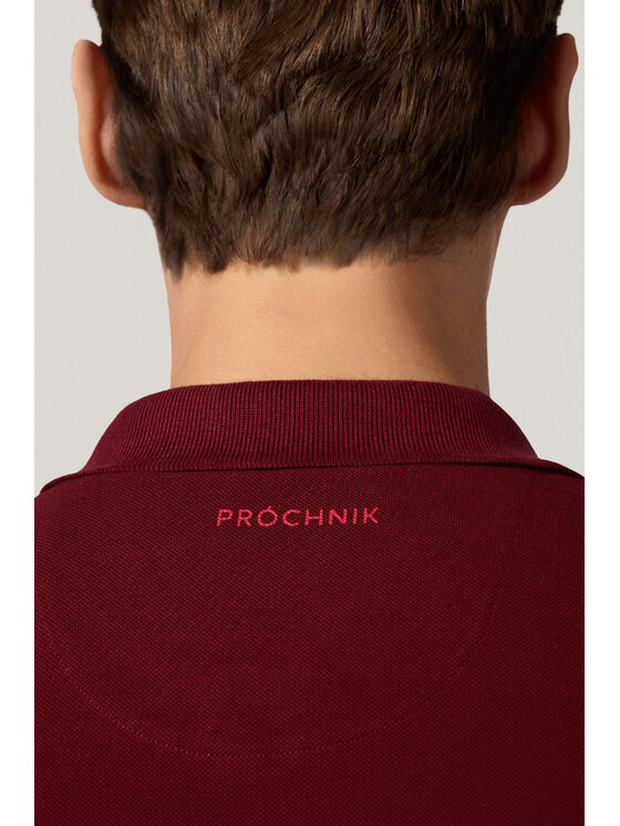 Próchnik Próchnik Polo PM5 PO073125000019 Bordowy Regular Fit