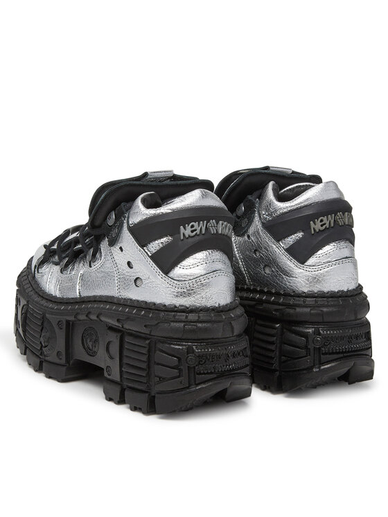NEW ROCK NEW ROCK Botine M-106WALL-C16 Argintiu