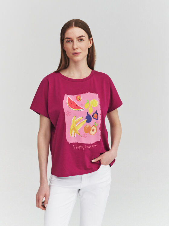 TATUUM TATUUM T-Shirt NILS 1 Różowy Classic Fit