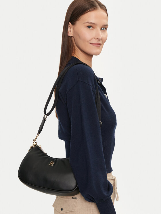 Női Táska Tommy Hilfiger, Fekete, AW0AW16476