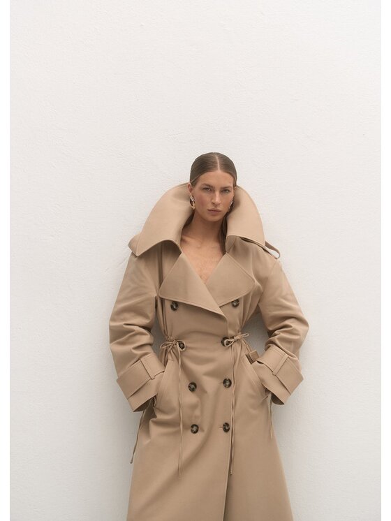 Le Collet Le Collet Trencz ELODIE Beżowy Oversize