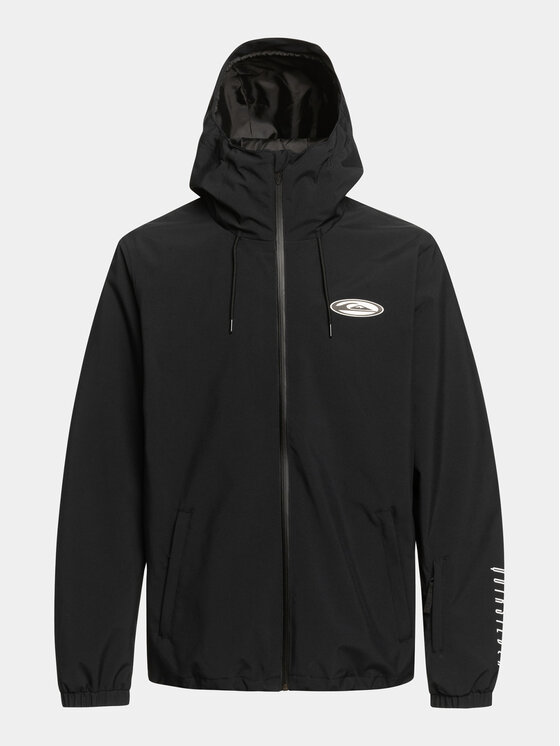 Quiksilver Quiksilver Outdoor kabát High In Th Hood EQYTJ03436 Fekete Regular Fit