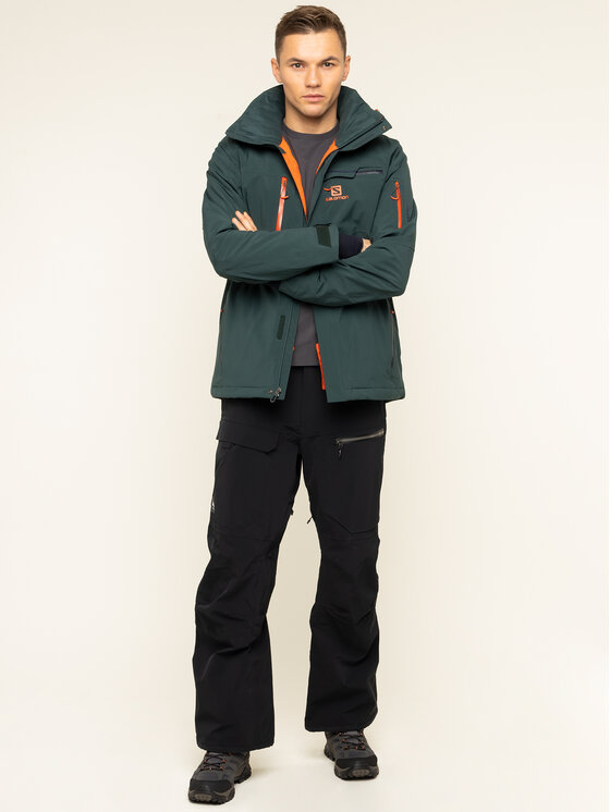 Salomon Salomon Лижна куртка Brilliant LC1192100 Зелений Regular Fit