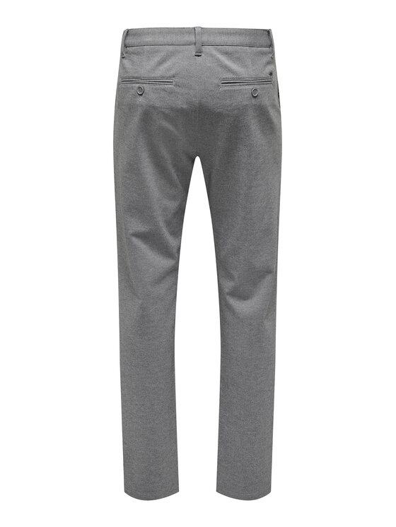 Only & Sons Only & Sons Chinosy 22026242 Szary Regular Fit