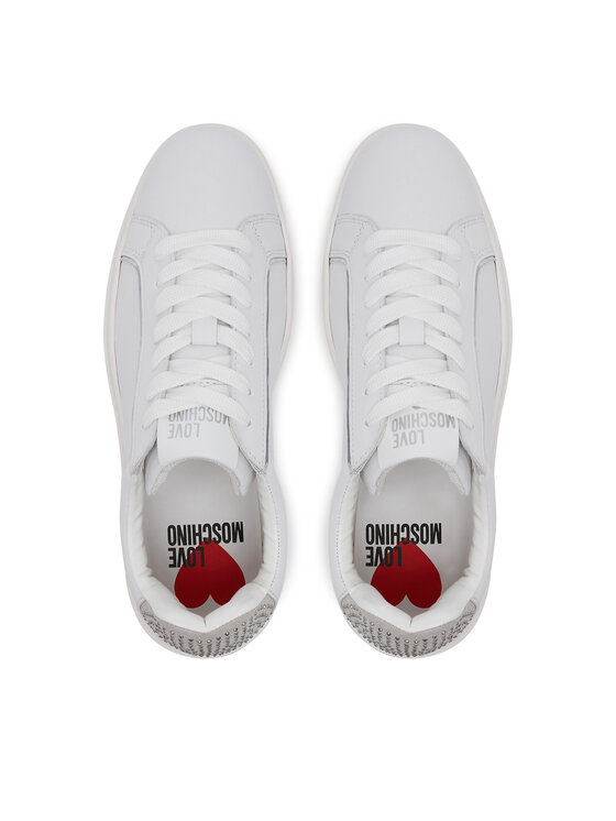 LOVE MOSCHINO LOVE MOSCHINO Sneakersy JA15184G1MIAC10A Biały