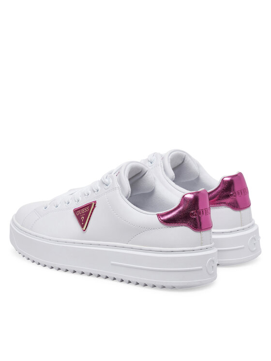 Guess Guess Sneakersy FLJD12 LEA12 Biela