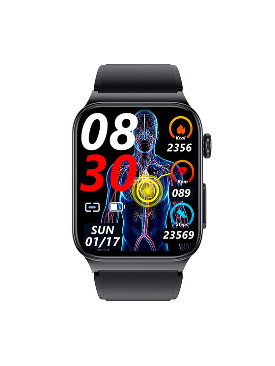 Watchmark Watchmark Smartwatch Cardio One Μαύρο