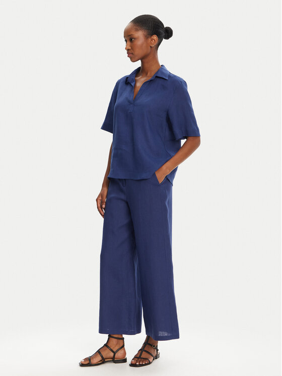 Marella Marella Blusa Nave 2515111032 Blu Regular Fit