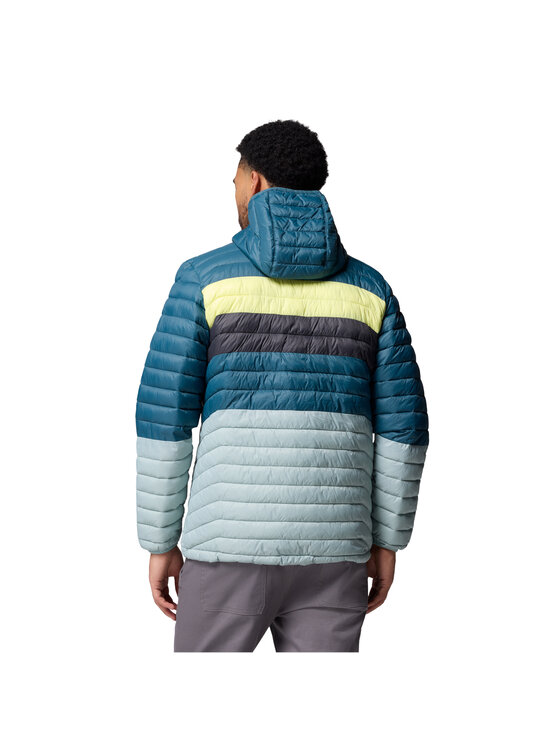 Columbia Columbia Giacca di transizione Columbia Powder Pass Hooded Jacket Blu Regular Fit