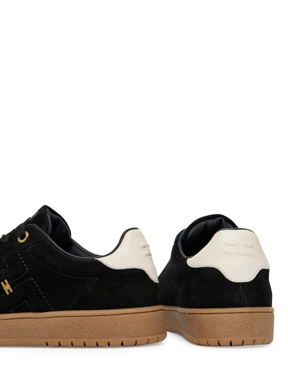 Elisabetta Franchi Elisabetta Franchi Sneakersy Low Cut Lace Up F4A9-E0340-0071 D Čierna