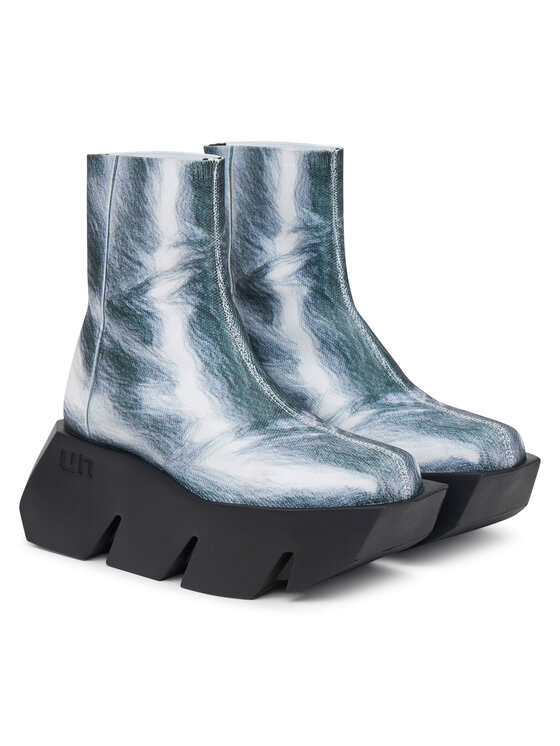 United Nude United Nude Botki Bull Canvas LO 110231006202 Srebrny