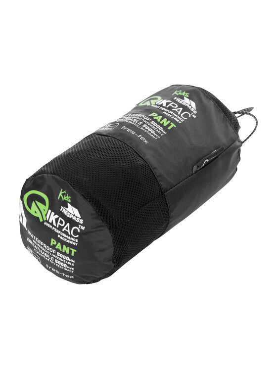 Trespass Trespass Spodnie przeciwdeszczowe Qikpac Czarny Boot Fit