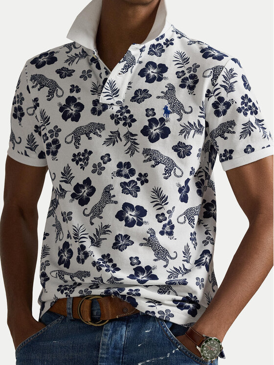 Polo Ralph Lauren Polo Ralph Lauren Polo 710B13541001 Biały Slim Fit
