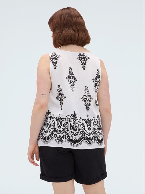 Fiorella Rubino Fiorella Rubino Top D003T000261N0S1 Bianco Regular Fit